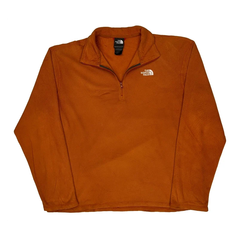 The North Face Fleece - Medium Orange Polyester