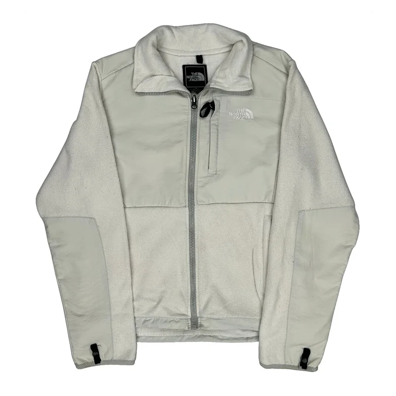The North Face Denali Fleece Jacket - Medium White Polyester