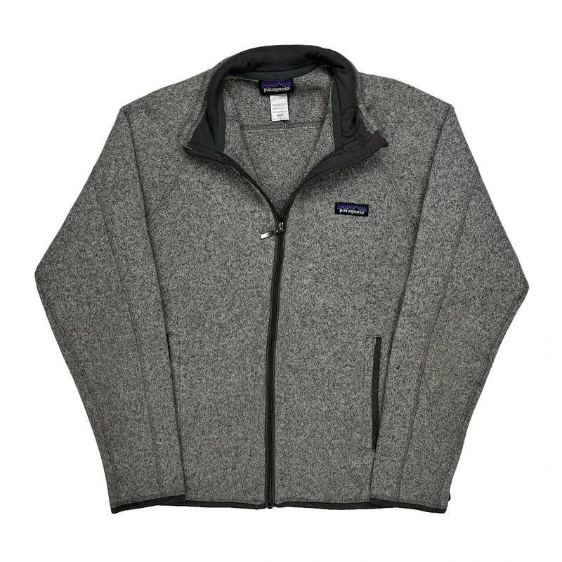 Patagonia Fleece Jacket - Small Grey Polyester