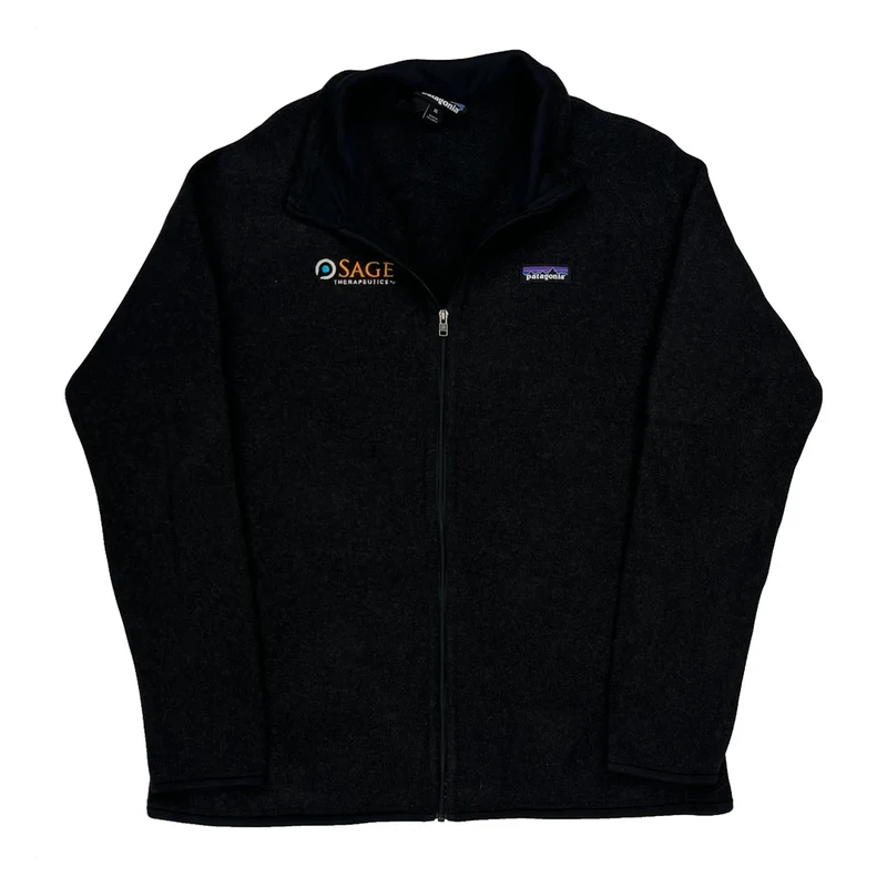 Patagonia Fleece Jacket - XL Black Polyester