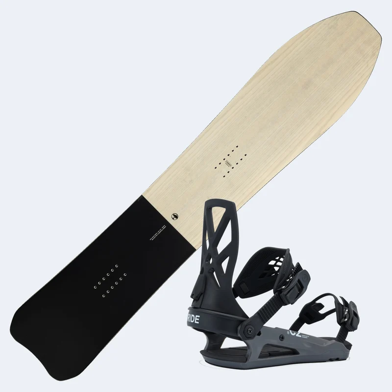 2026 Arbor Padre Snowboard with Ride C-2 Bindings