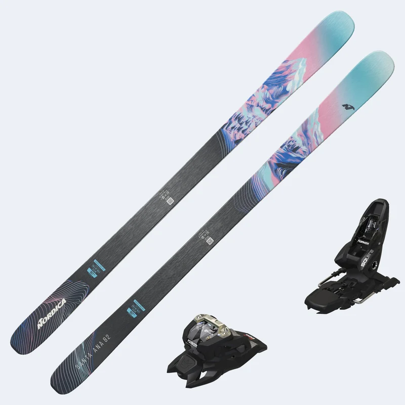 2027 Nordica Santa Ana 82 Women's Skis with Marker Squire 11 Bindings