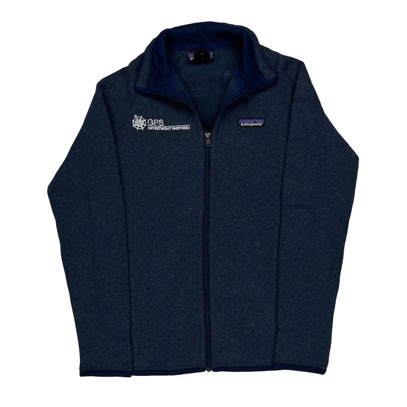 Patagonia Fleece Jacket - XS Blue Polyester