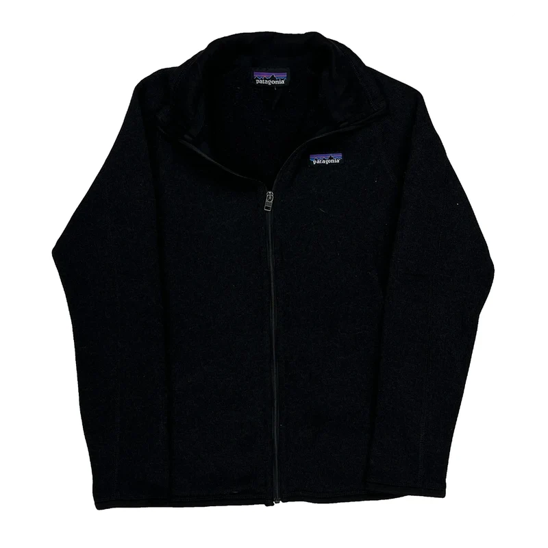 Patagonia Fleece Jacket - Small Black Polyester