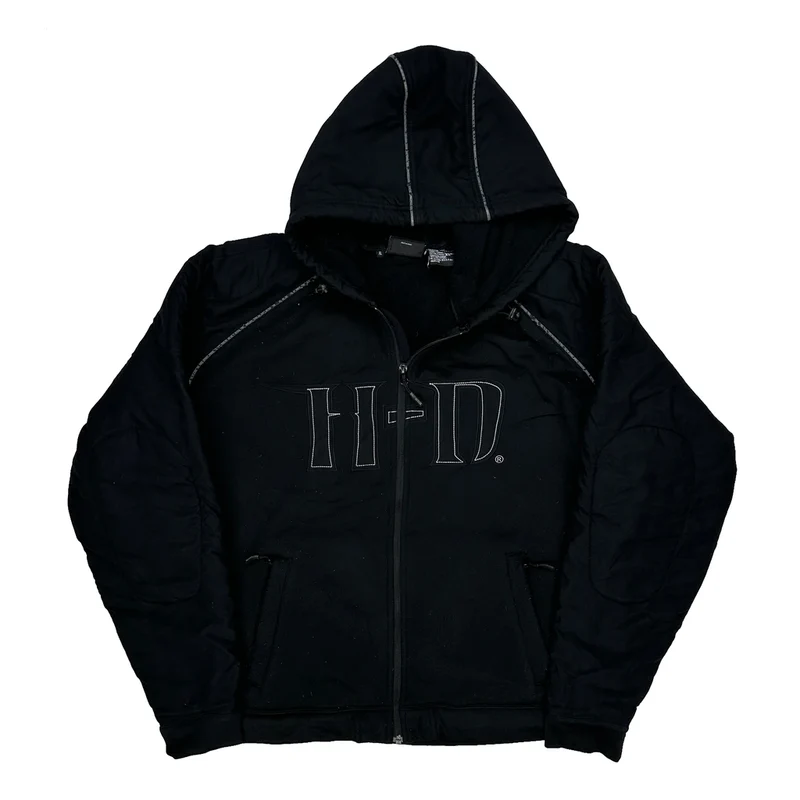 Harley Davidson Hoodie - XL Black Polyester