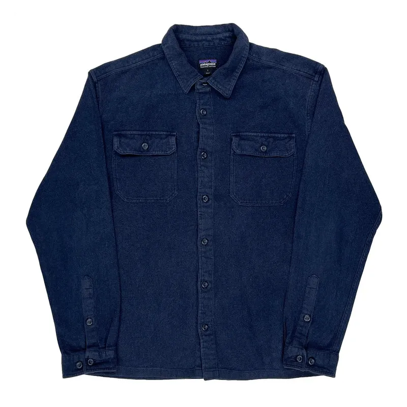 Patagonia Shirt - Large Navy Cotton