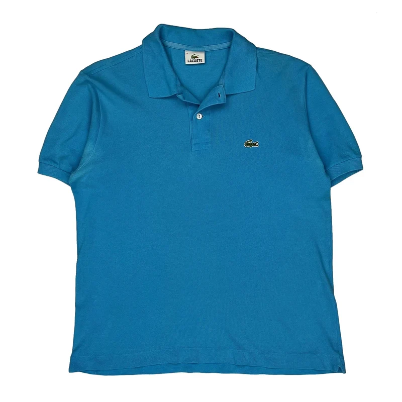 Lacoste Polo Shirt - Medium Blue Cotton