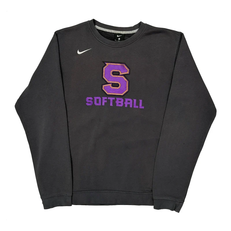 Softball Nike College Sweatshirt - Medium Black Cotton