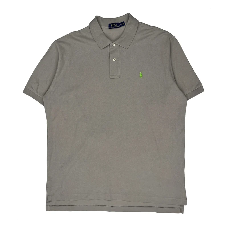 Polo By Ralph Lauren Polo Shirt - XL Grey Cotton