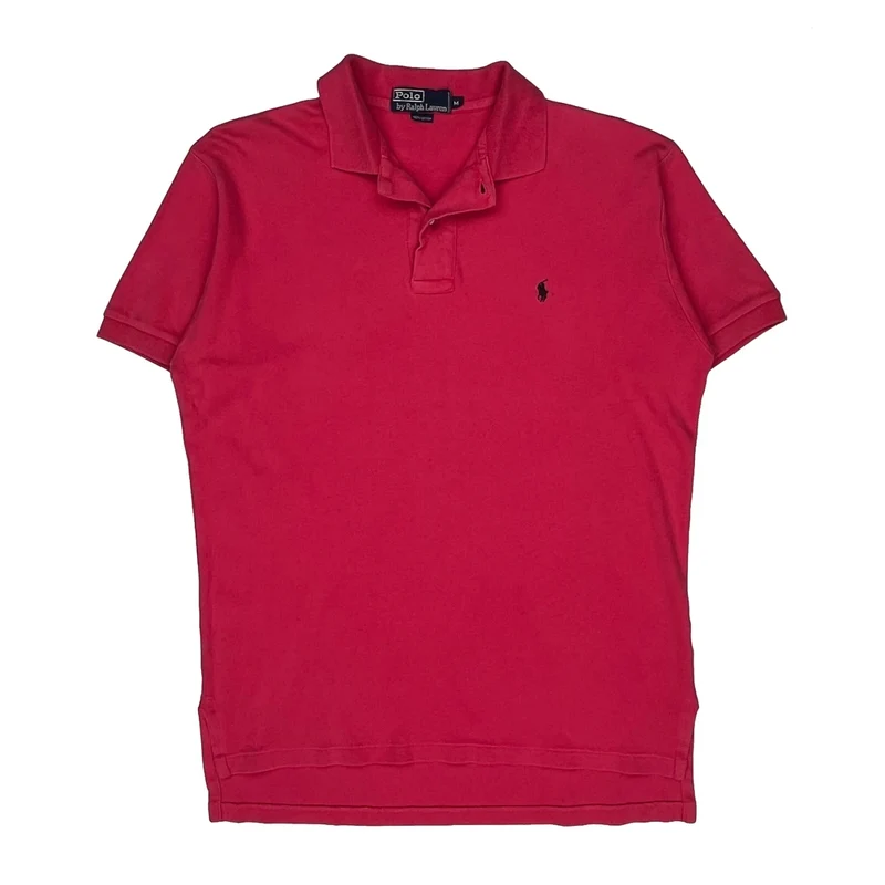 Polo By Ralph Lauren Polo Shirt - Medium Red Cotton
