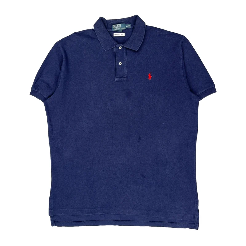 Polo By Ralph Lauren Polo Shirt - XL Blue Cotton