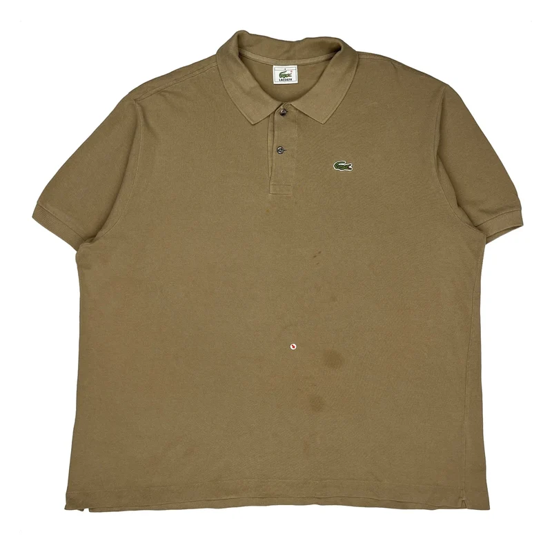 Lacoste Polo Shirt - 3XL Brown Cotton