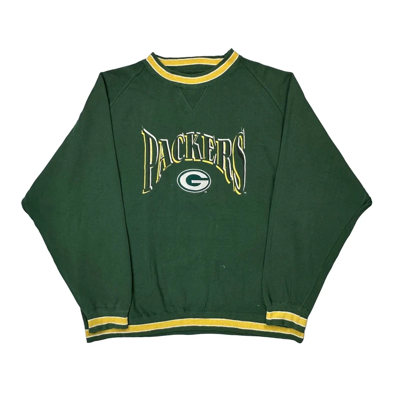 Packers Logo 7 Nfl Sweatshirt - XL Green Polyester Blend
