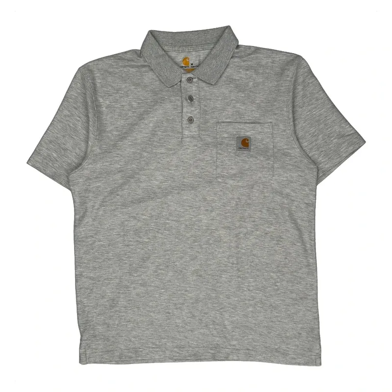 Carhartt Polo Shirt - Medium Grey Cotton