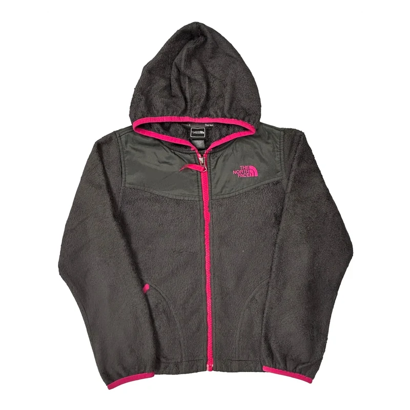 Age 7-8 The North Face Fleece - Small Grey Polyester