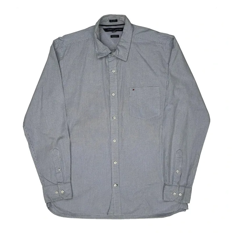 Tommy Hilfiger Shirt - Large Blue Cotton