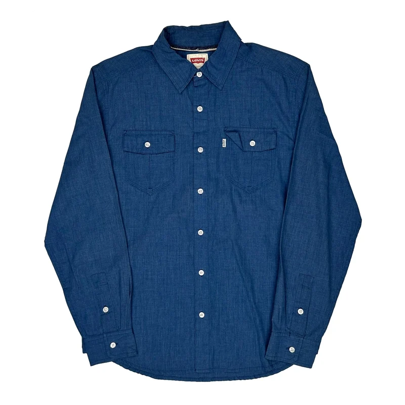 Levis Shirt - Small Blue Cotton
