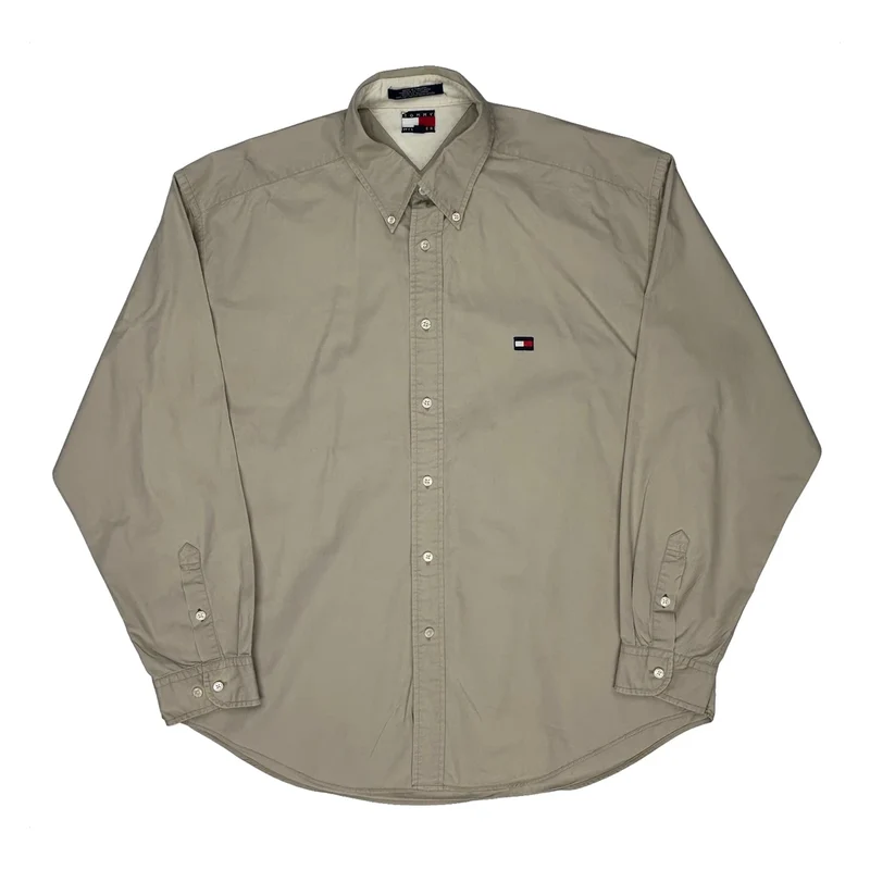 Tommy Hilfiger Shirt - XL Beige Cotton