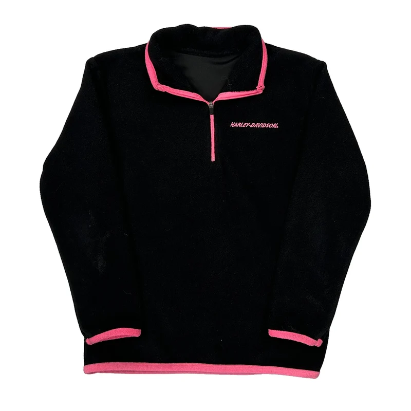 Age 5-6 Harley Davidson Fleece - Small Black Polyester
