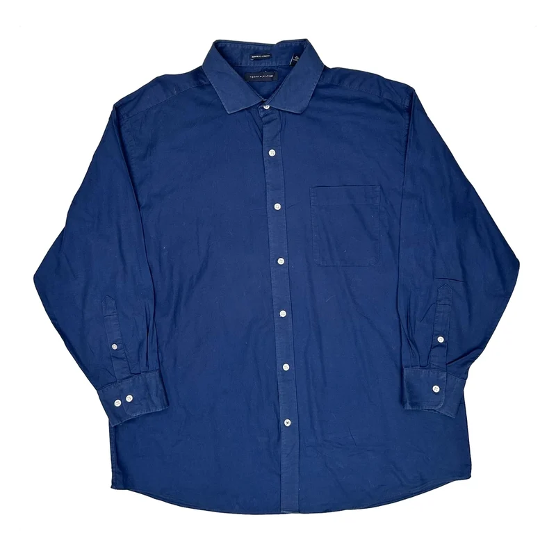 Tommy Hilfiger Shirt - XL Blue Cotton