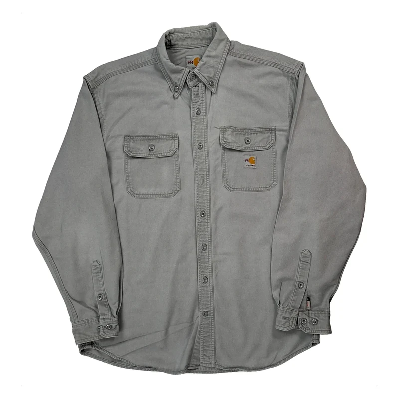 Carhartt Shirt - Large Grey Cotton