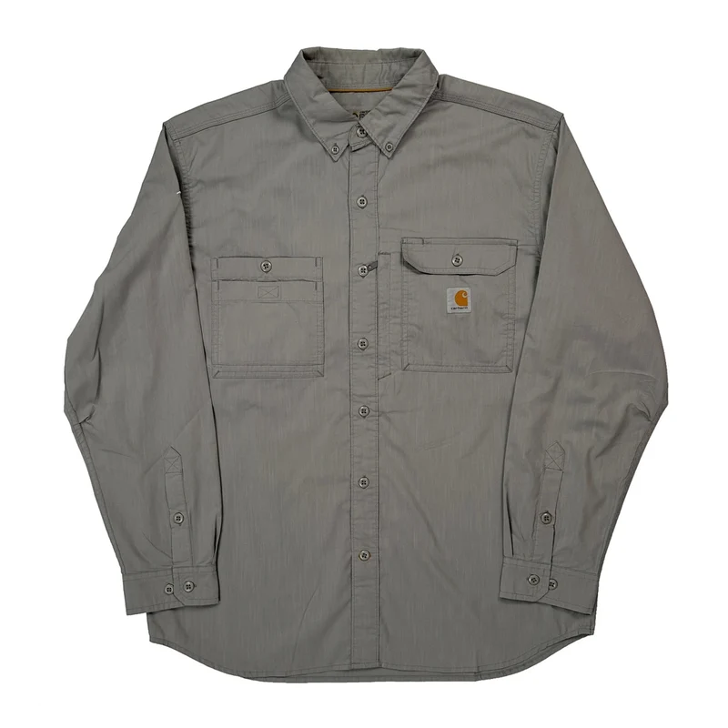 Carhartt Shirt - Large Grey Polyester