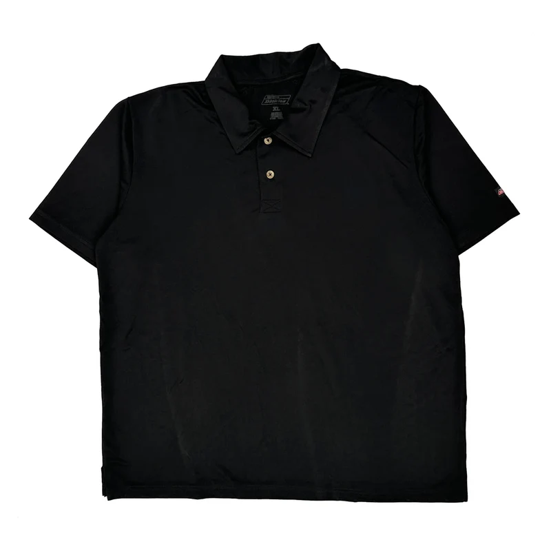 Dickies Polo Shirt - XL Black Cotton