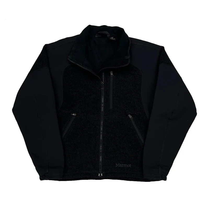 Marmot Fleece Jacket - Large Black Polyester