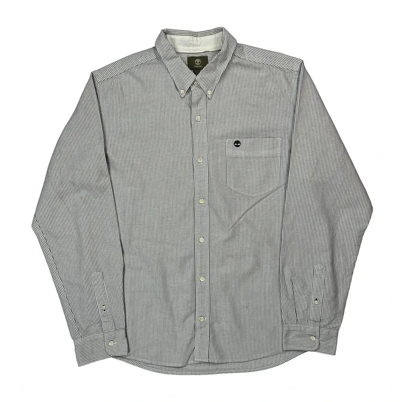 Timberland Slim Fit Shirt - XL Grey Cotton