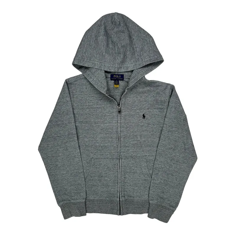 Age 8-9 Polo By Ralph Lauren Hoodie - Medium Grey Cotton