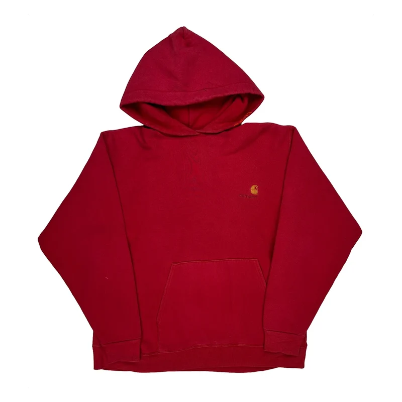 Carhartt Hoodie - Large Red Cotton