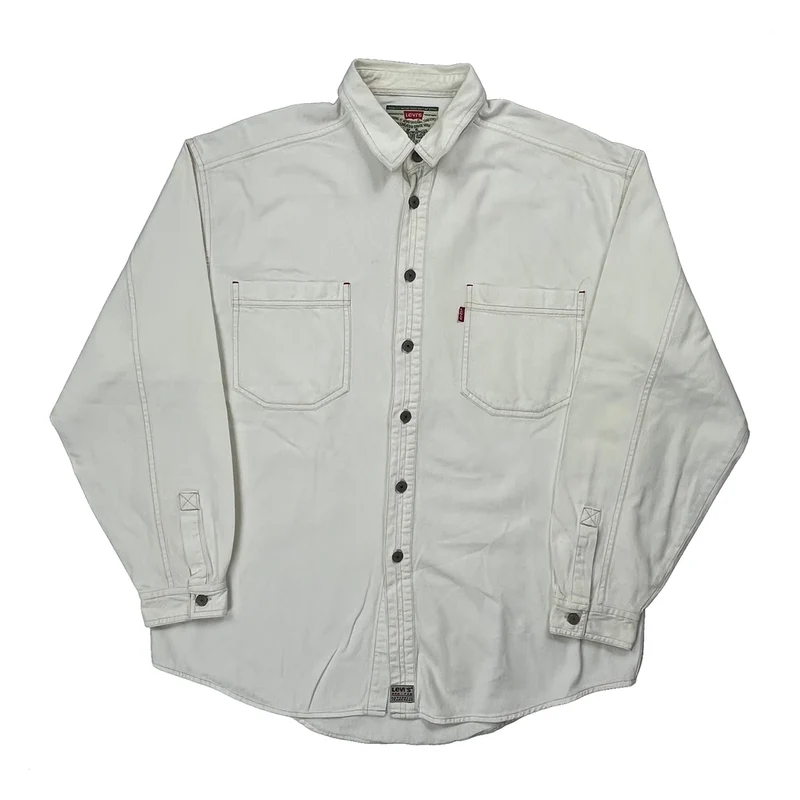 Levis Shirt - Large White Cotton