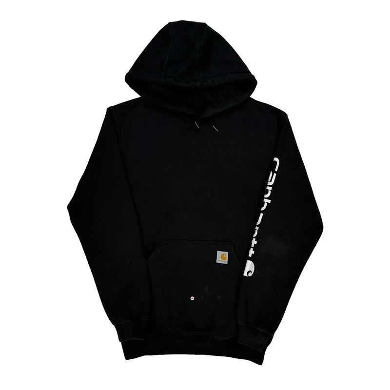 Carhartt Hoodie - Small Black Cotton