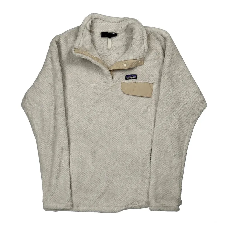 Patagonia Fleece - 2XL Cream Polyester
