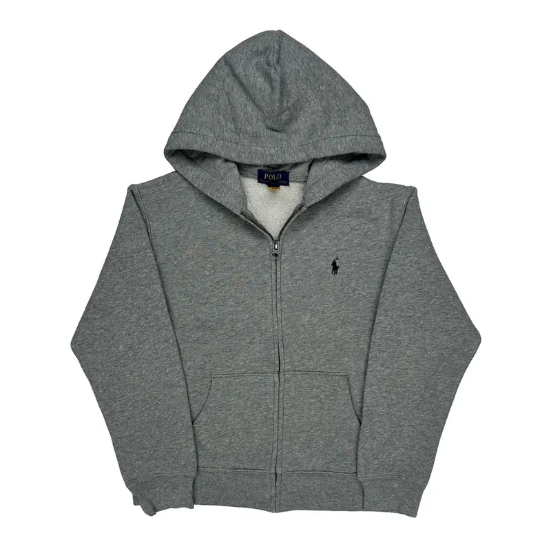 Age 8-9 Polo By Ralph Lauren Hoodie - Medium Grey Cotton