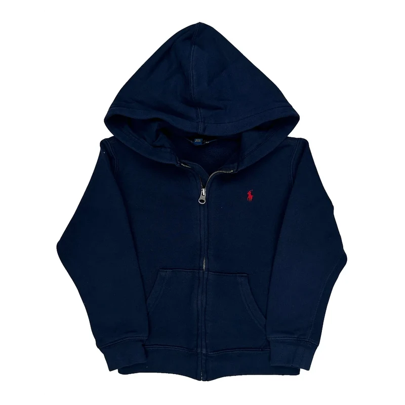 Age 5 Polo By Ralph Lauren Hoodie - Small Navy Cotton