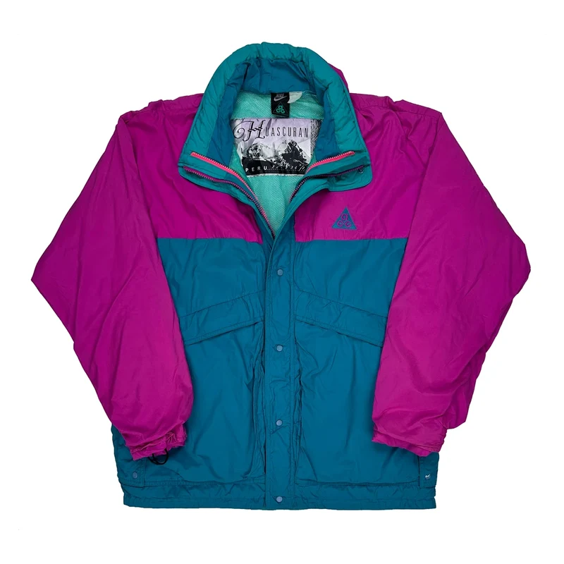90S Huascuran Nike Acg Ski Jacket - Large Multicoloured Nylon