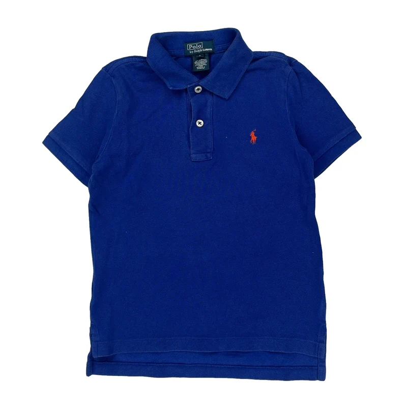 Age 5 Polo By Ralph Lauren Polo Shirt - XS Blue Cotton