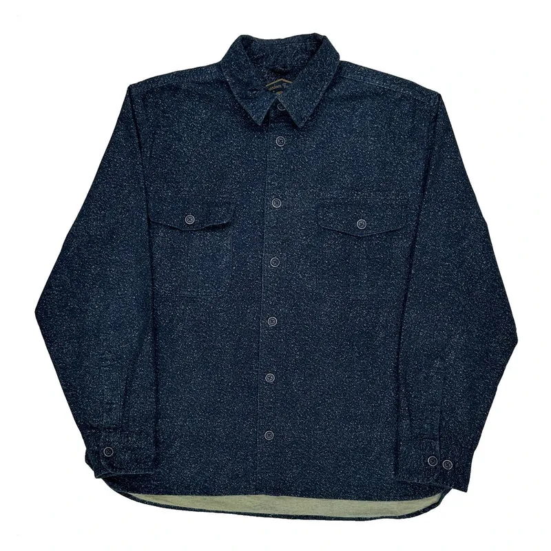 Freedom Foundry Dry Goods Co. Shirt - Large Blue Cotton Blend