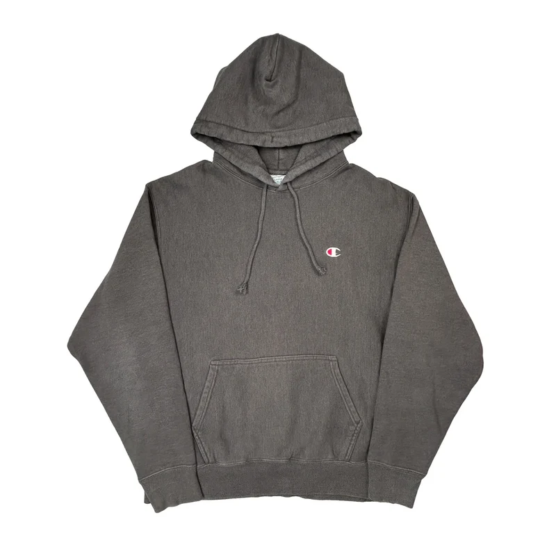 Reverse Weave Champion Hoodie - XL Gray Cotton