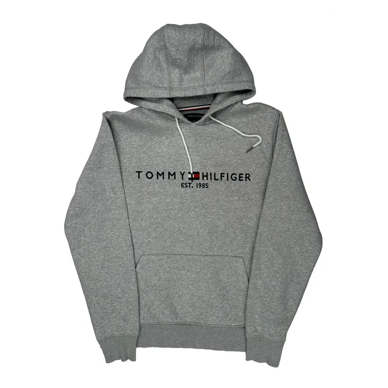 Tommy Hilfiger Hoodie - Medium Gray Cotton