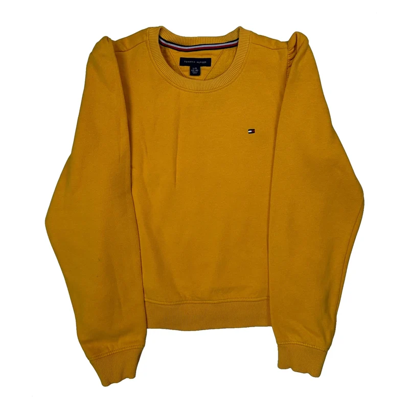 Age 12-14 Tommy Hilfiger Sweatshirt - Large Yellow Cotton