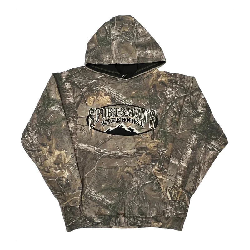 Sportsmans Camo Hoodie - XL Camo Cotton Blend