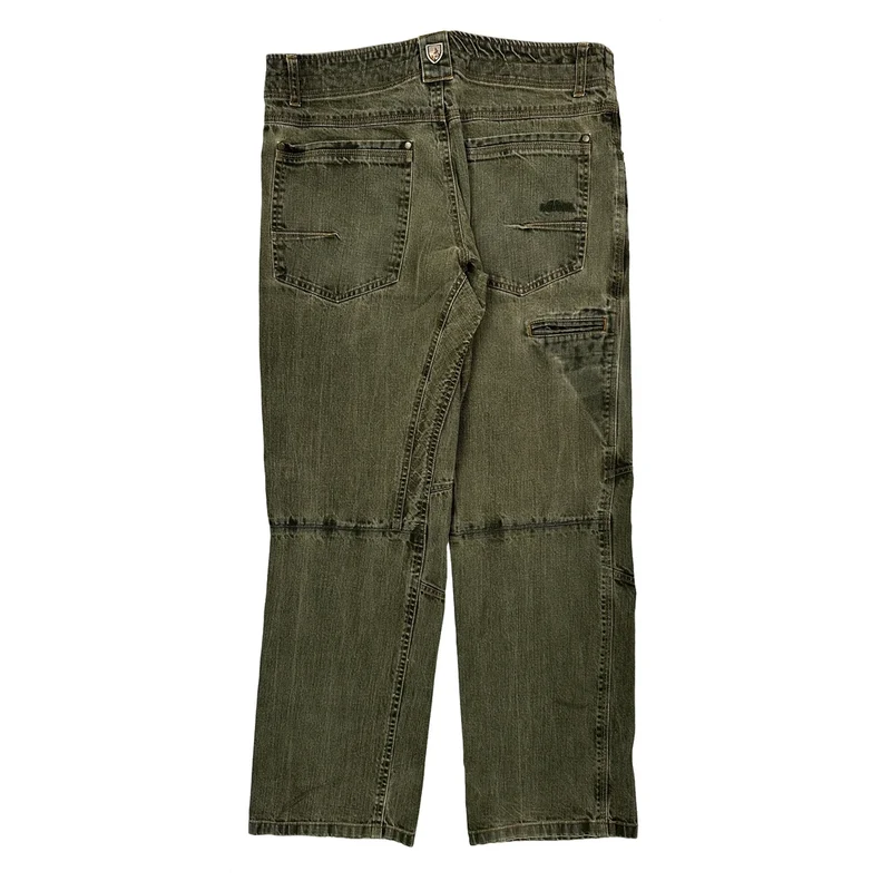 Kuhl Knee Darts Pants - 34W 31L Green Cotton