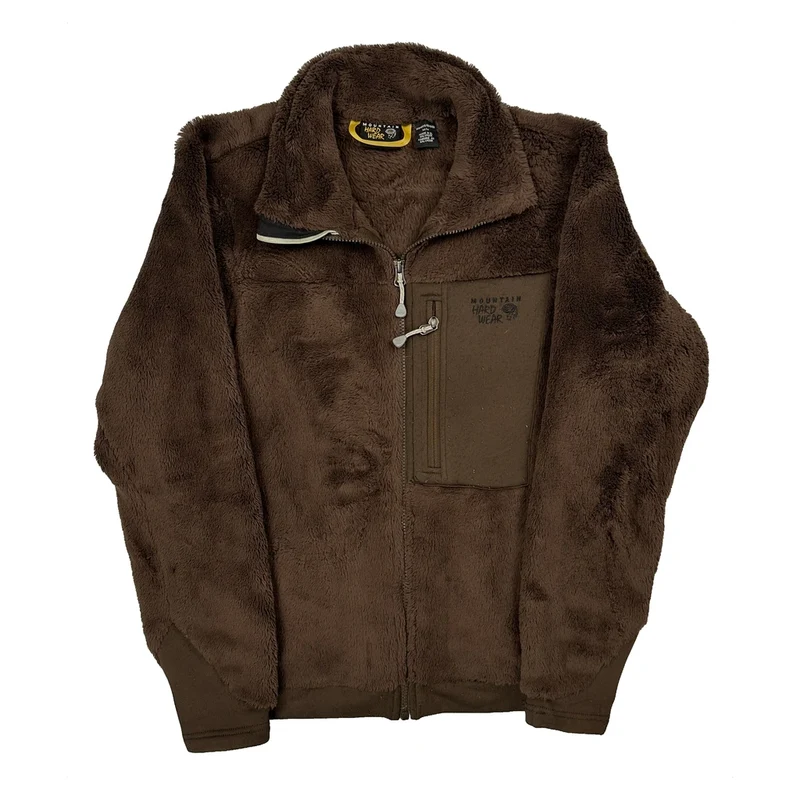 Mountain Hard Wear Fleece Jacket - Medium Brown Polyester