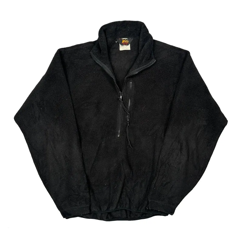 90S Rei Fleece - No Size Black Polyester