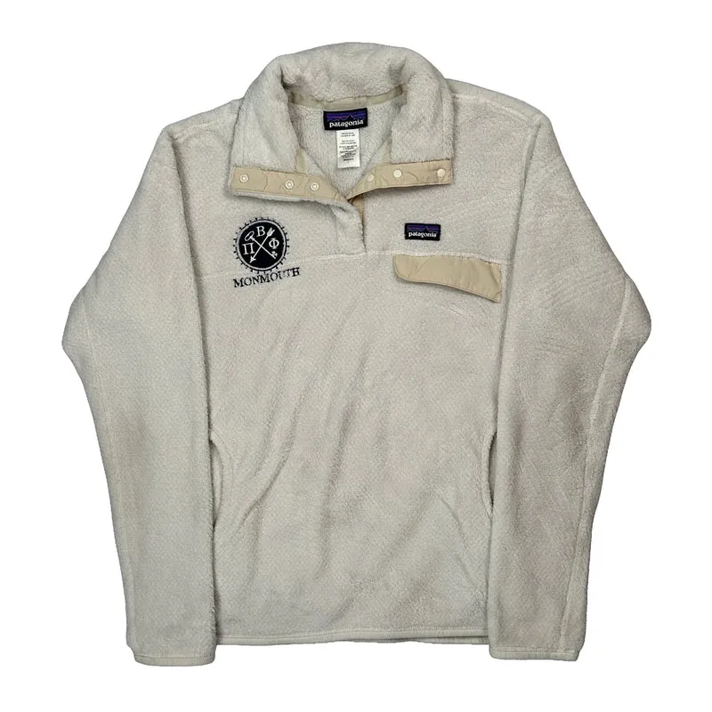 Patagonia Fleece - Large Cream Polyester