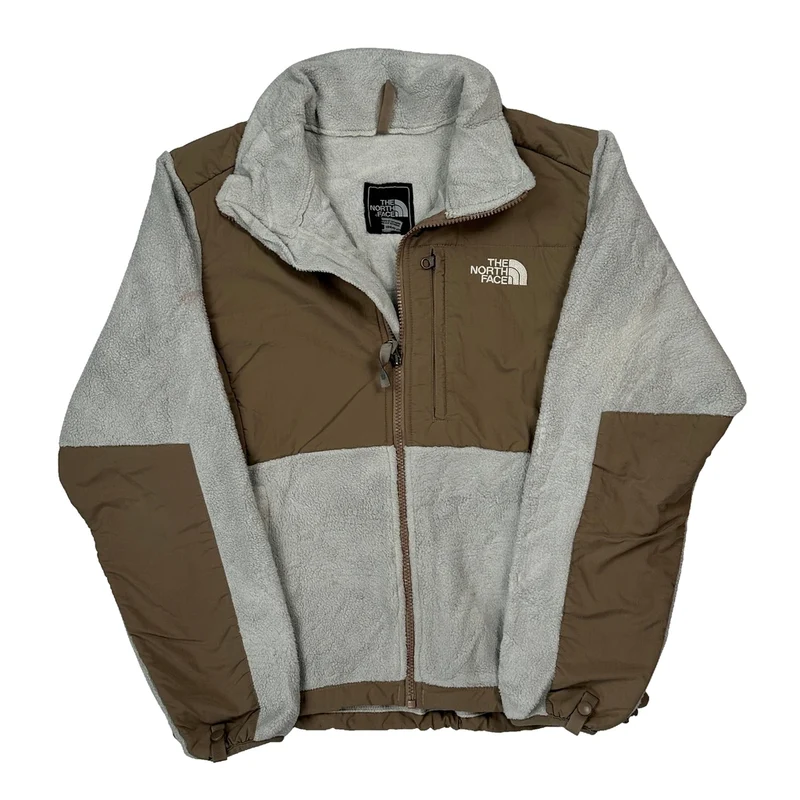The North Face Denali Fleece Jacket - Small Brown Polyester