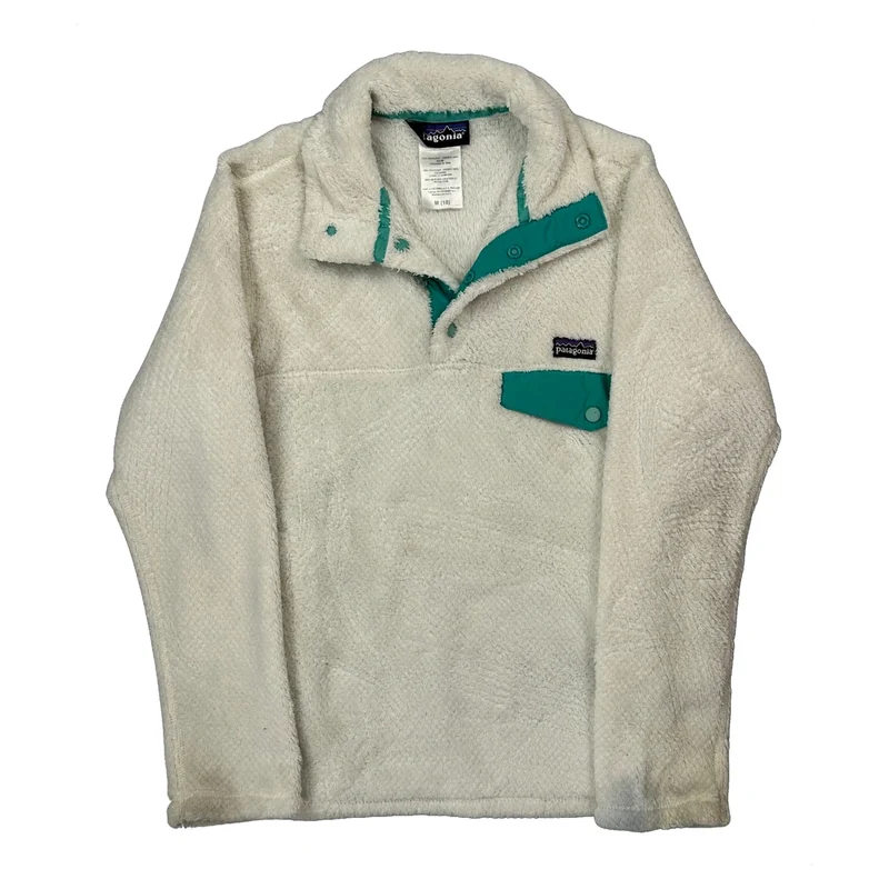 Patagonia Fleece - Medium Cream Polyester