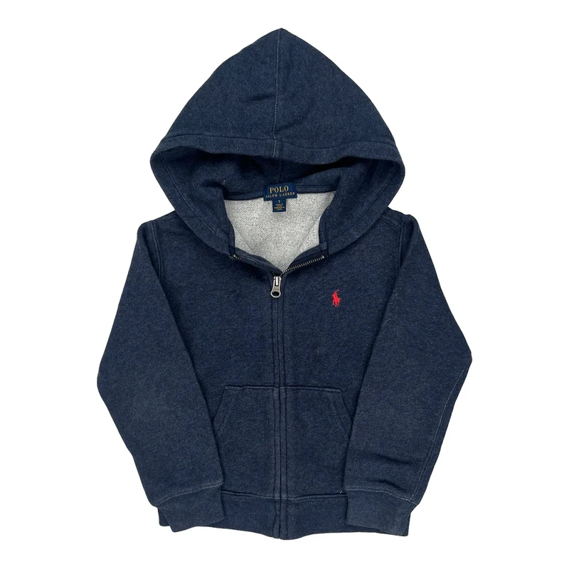 Age 5 Polo By Ralph Lauren Hoodie - XS Blue Cotton